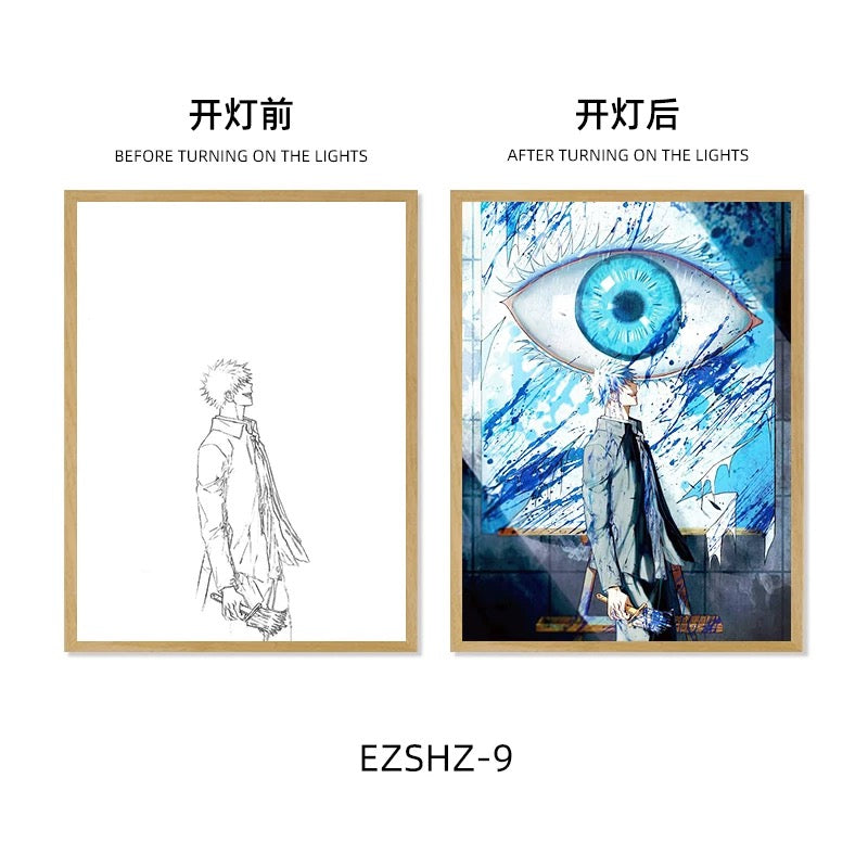 Jujutsu Kaisen LED Frame - Illuminate Your Space with Anime Style