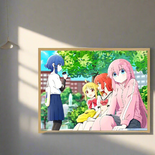Bocchi The Rock Kessoku Band at park –  LED Frame